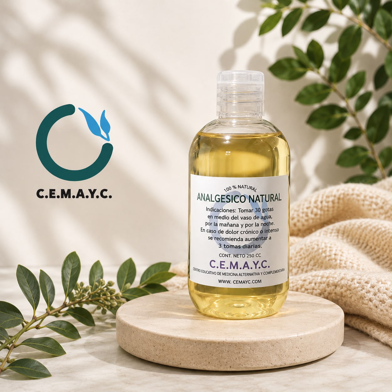 Analgésico Natural 250cc.